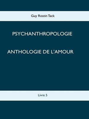 cover image of Anthologie de l'amour